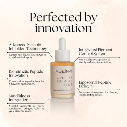 On the bright side Brightening and even tone serum scientific technologies