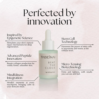 Beat the clock anti aging / ageing serum scientific technologies