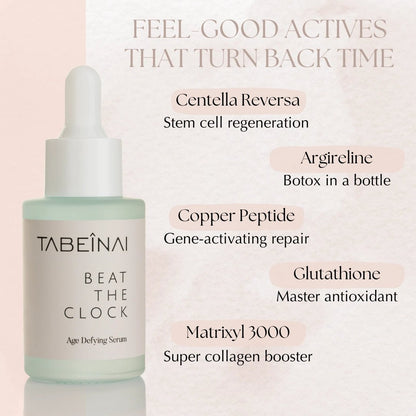 Beat the clock anti aging / ageing serum ingredients