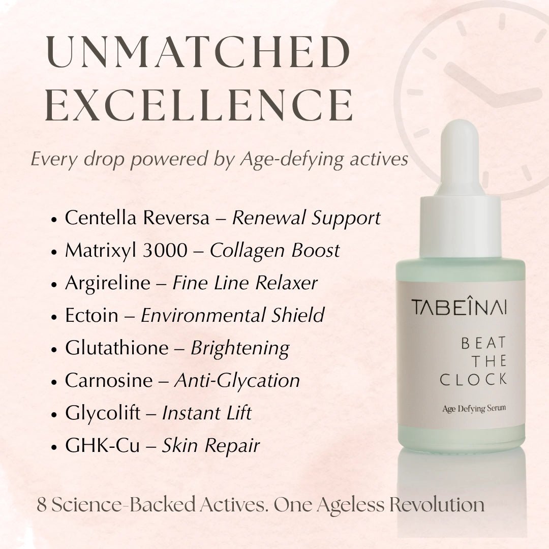 Beat the clock anti aging / ageing serum complete ingredients