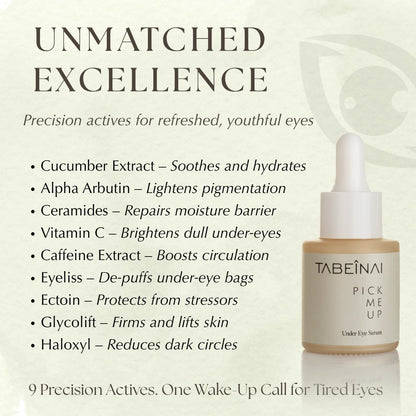 Pick me up under eye serum complete ingredients